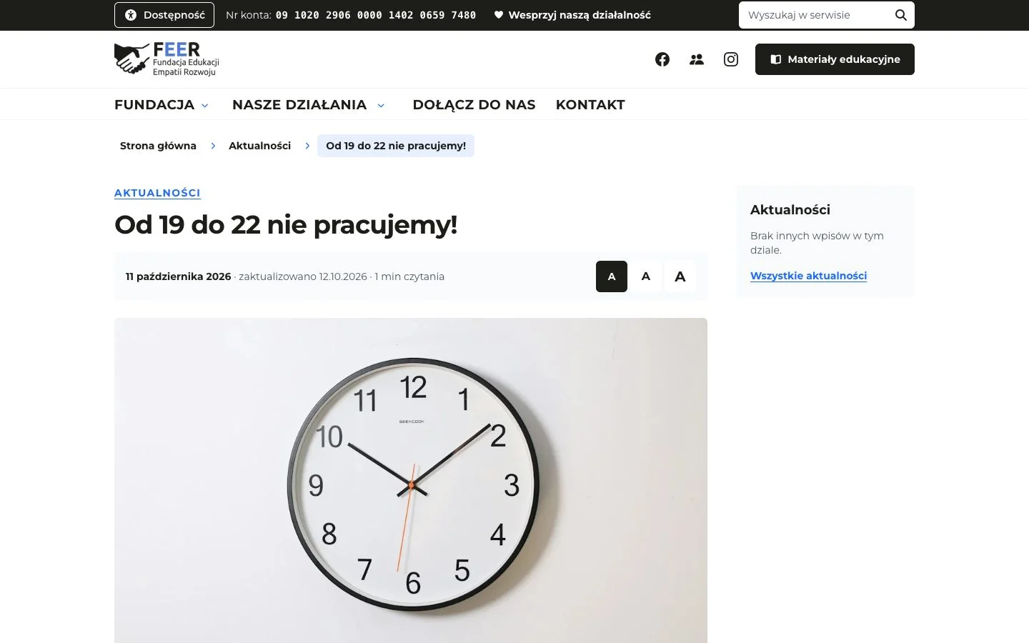 Pojedyncza aktualność